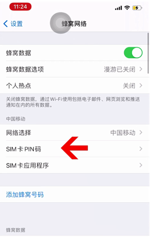 孟州苹果14维修网分享如何给iPhone14的SIM卡设置密码 